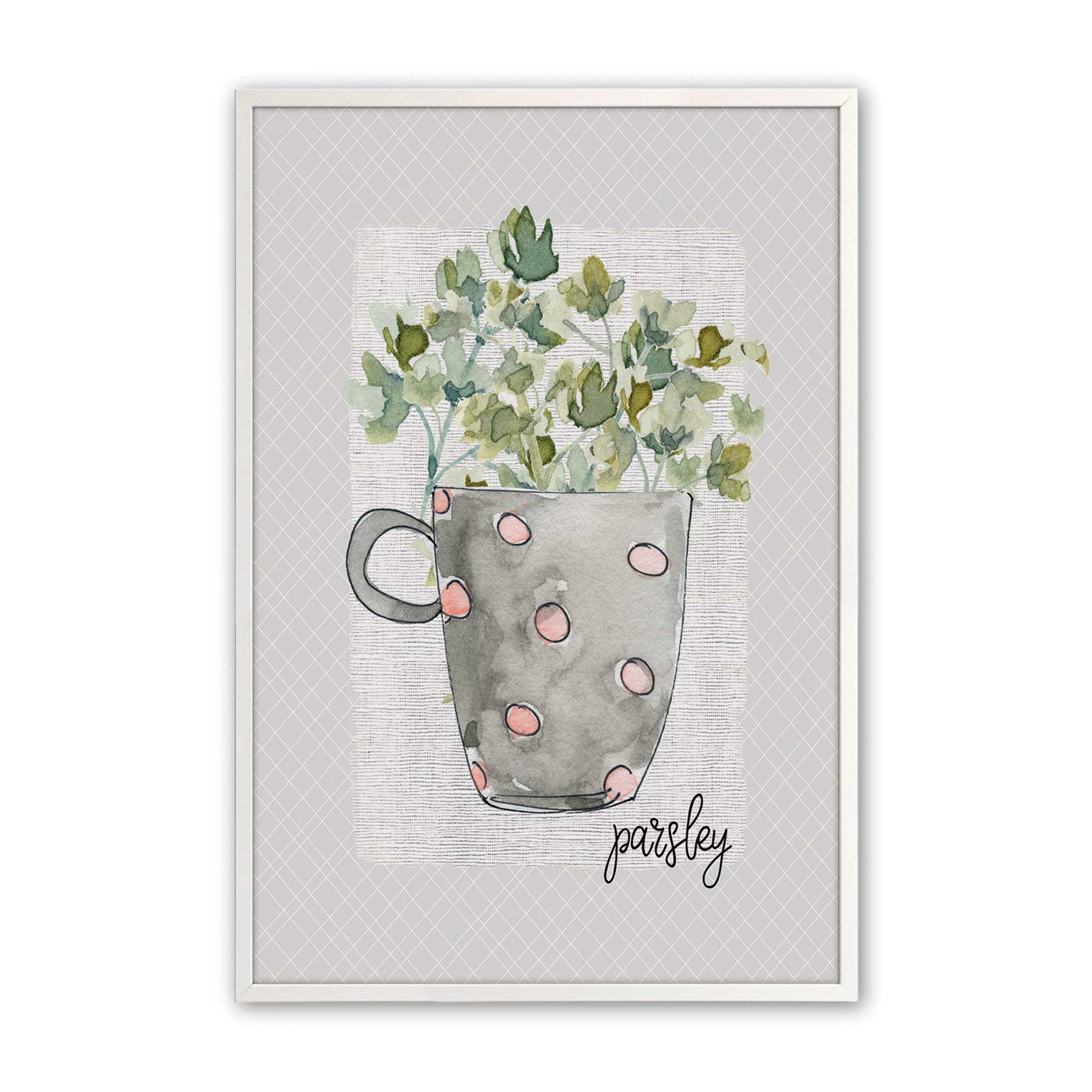 [Color:Opaque White], Picture of art in an Opaque White frame