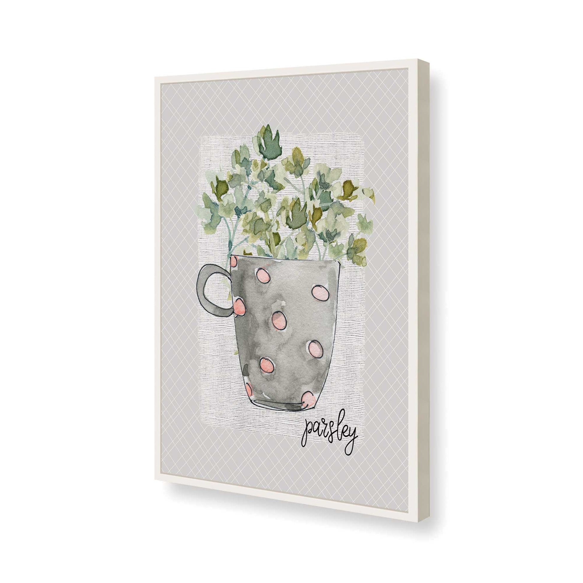 [Color:Opaque White], Picture of art in a Opaque White frame of the corner
