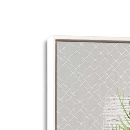 [Color:Opaque White], Picture of art in a White frame at an angle