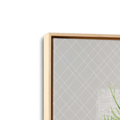 [Color:American Maple], Picture of art in a American Maple frame at an angle