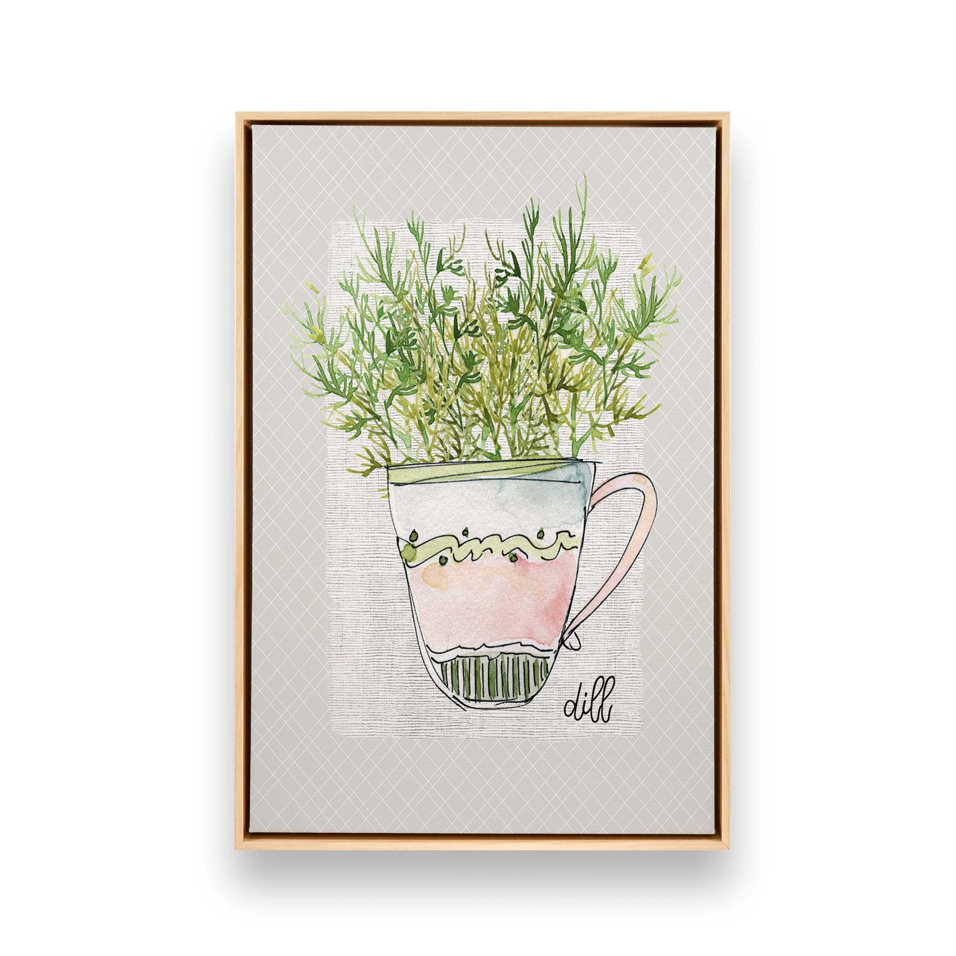 [Color:American Maple], Picture of art in a American Maple frame