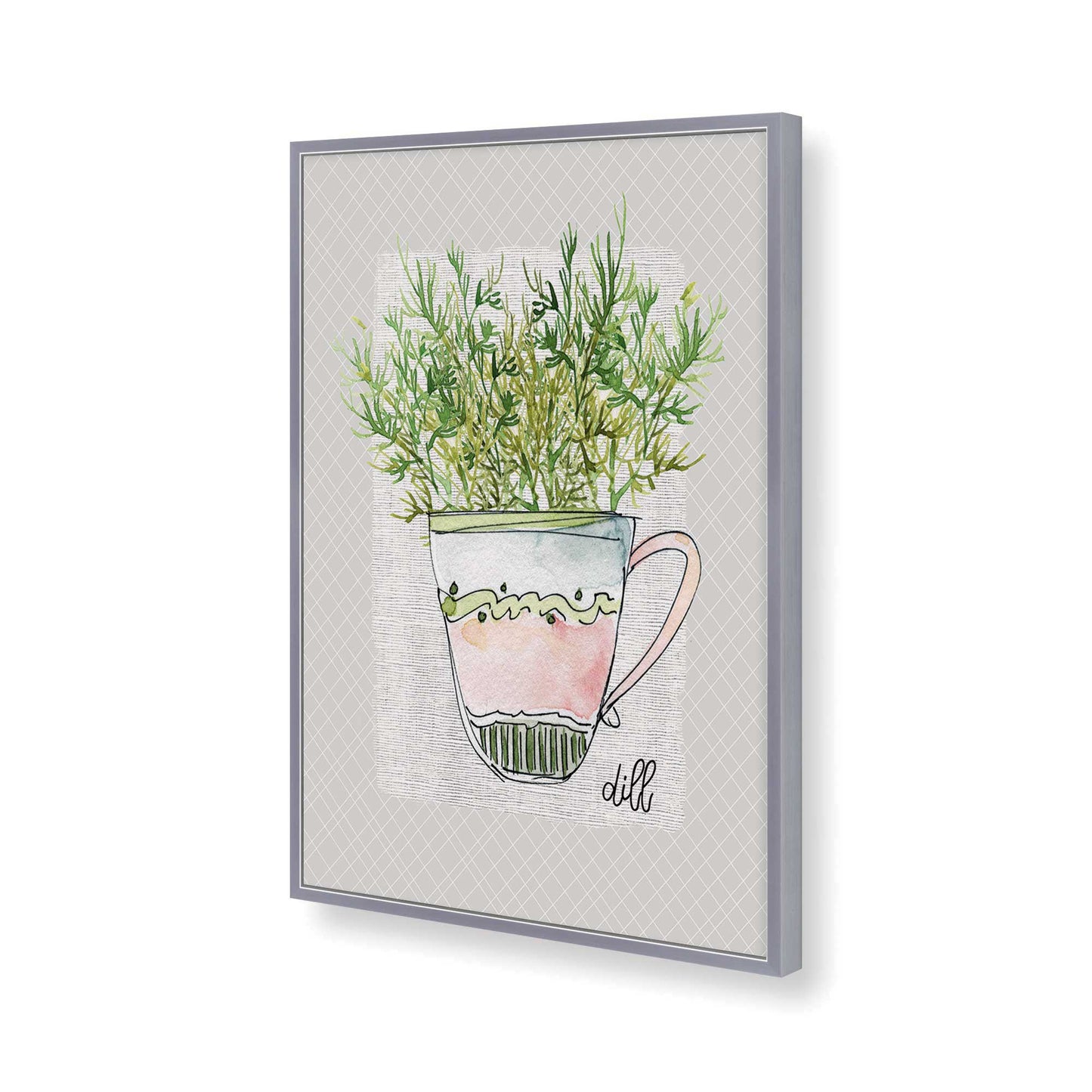 [Color:Polished Chrome], Picture of art in a Polished Chrome frame of the corner