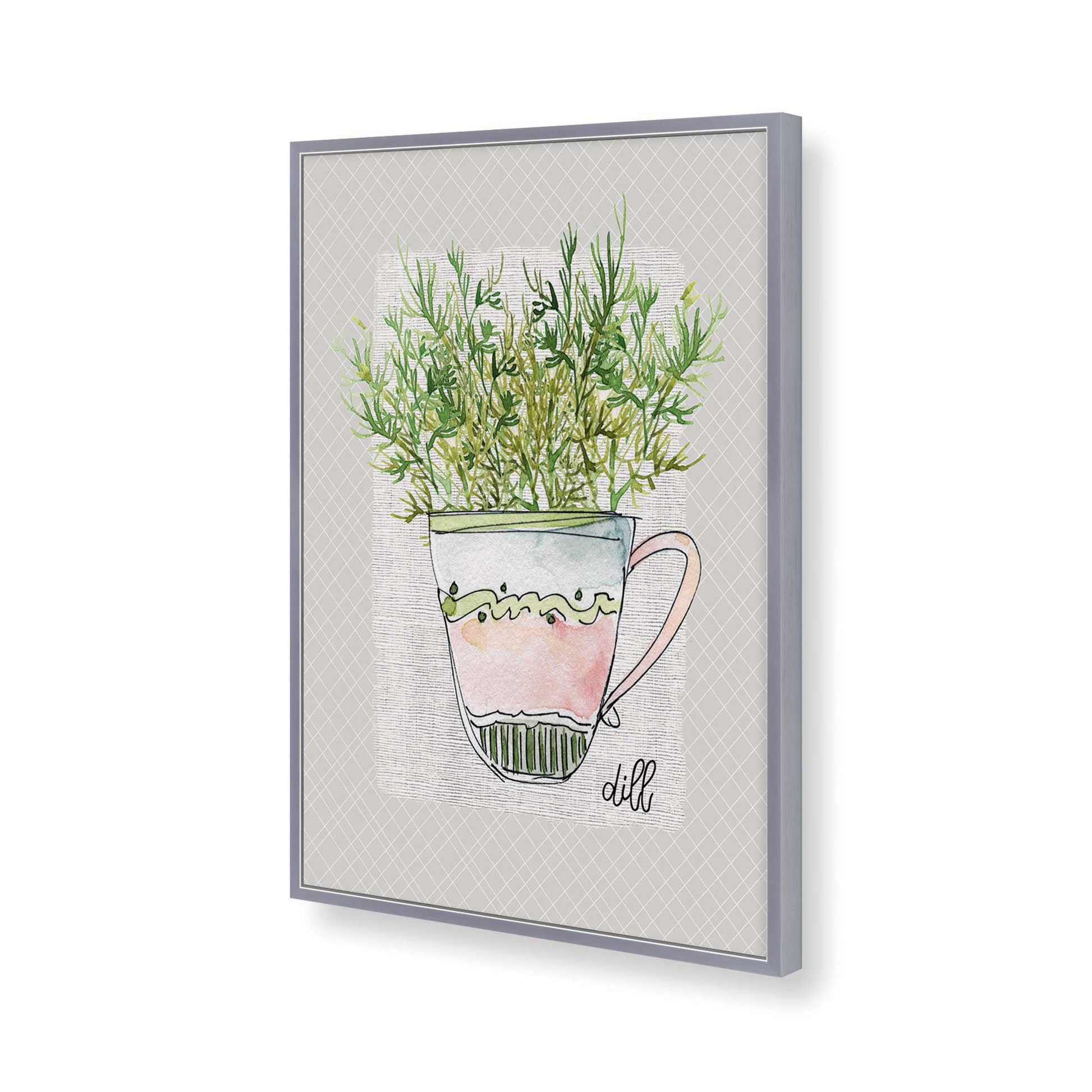 [Color:Polished Chrome], Picture of art in a Polished Chrome frame of the corner