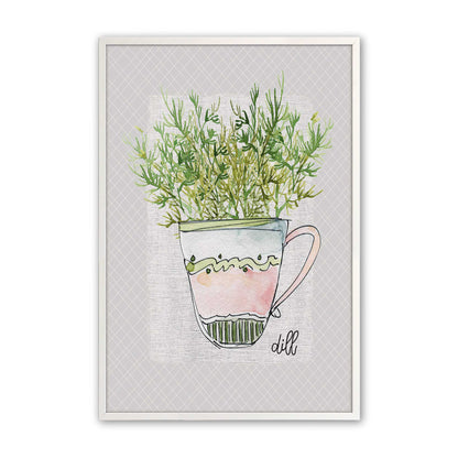 [Color:Opaque White], Picture of art in an Opaque White frame