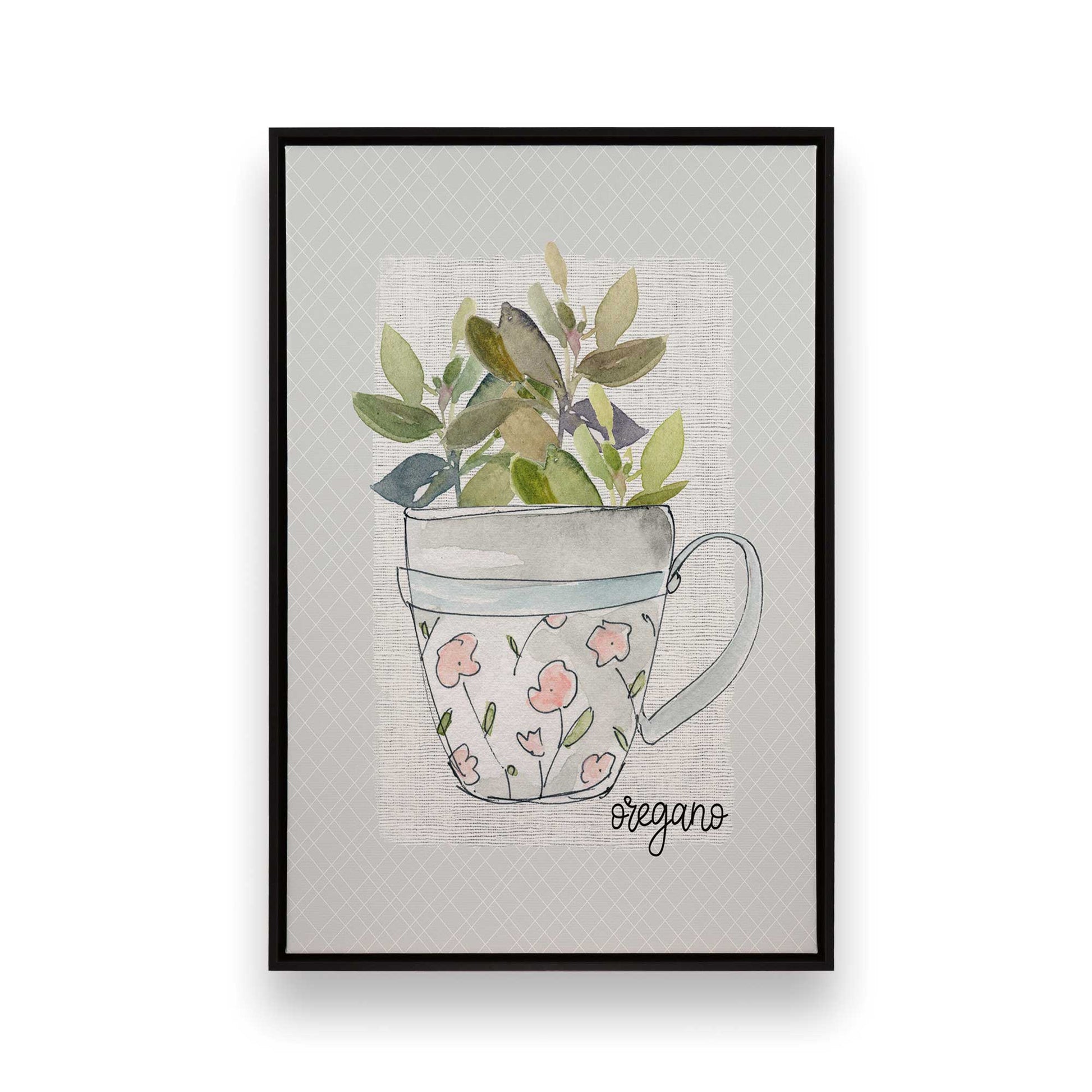 [Color:Satin Black], Picture of art in a Satin Black frame