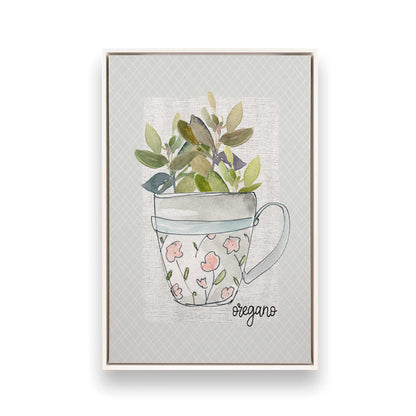 Happy Herbs, Set of 4 Canvas Prints