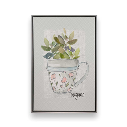 Happy Herbs, Set of 4 Canvas Prints