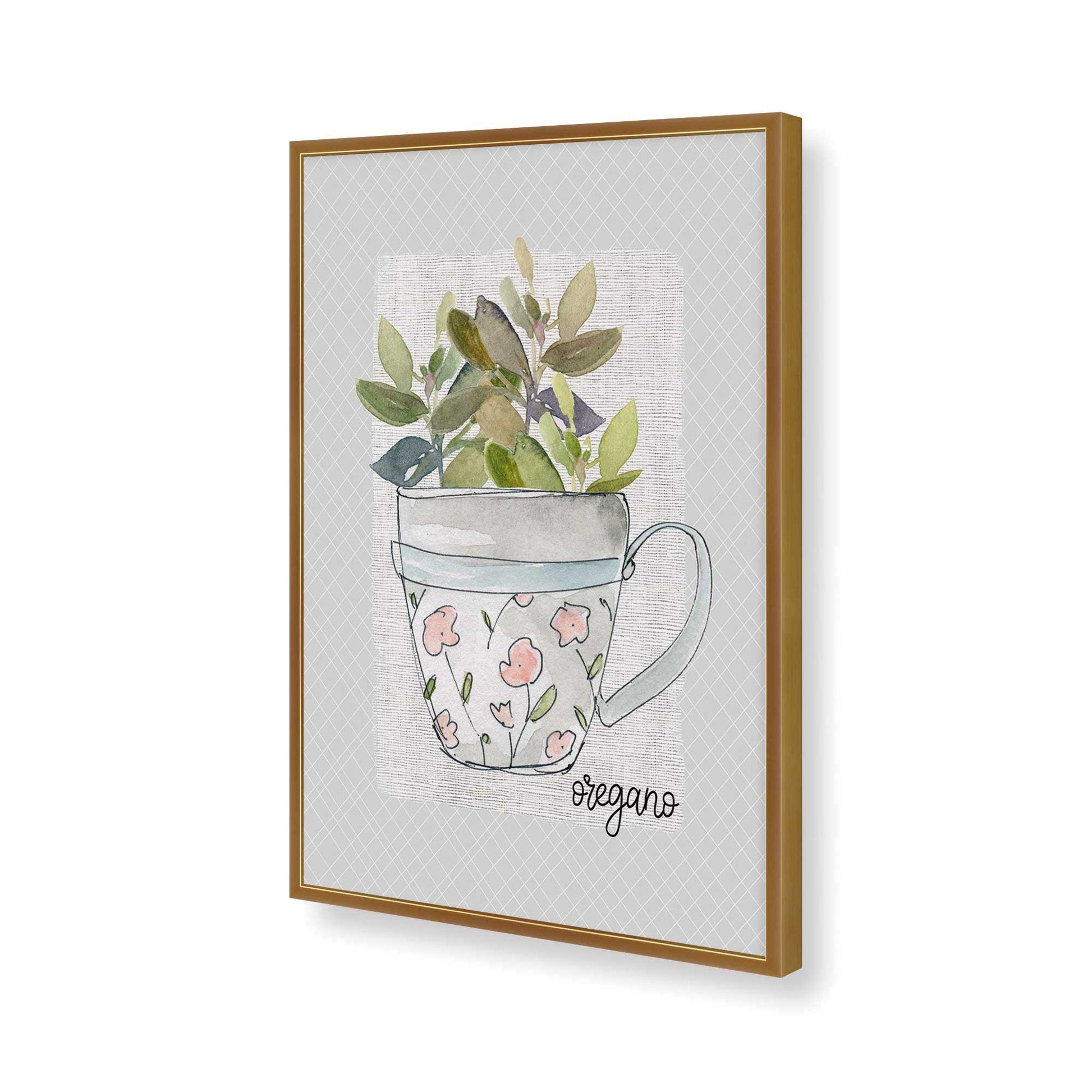 [Color:Polished Gold], Picture of art in a Polished Gold frame of the corner