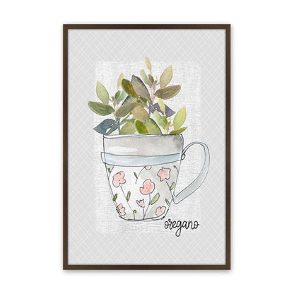 [Color:Brown], Picture of art in a Brown frame