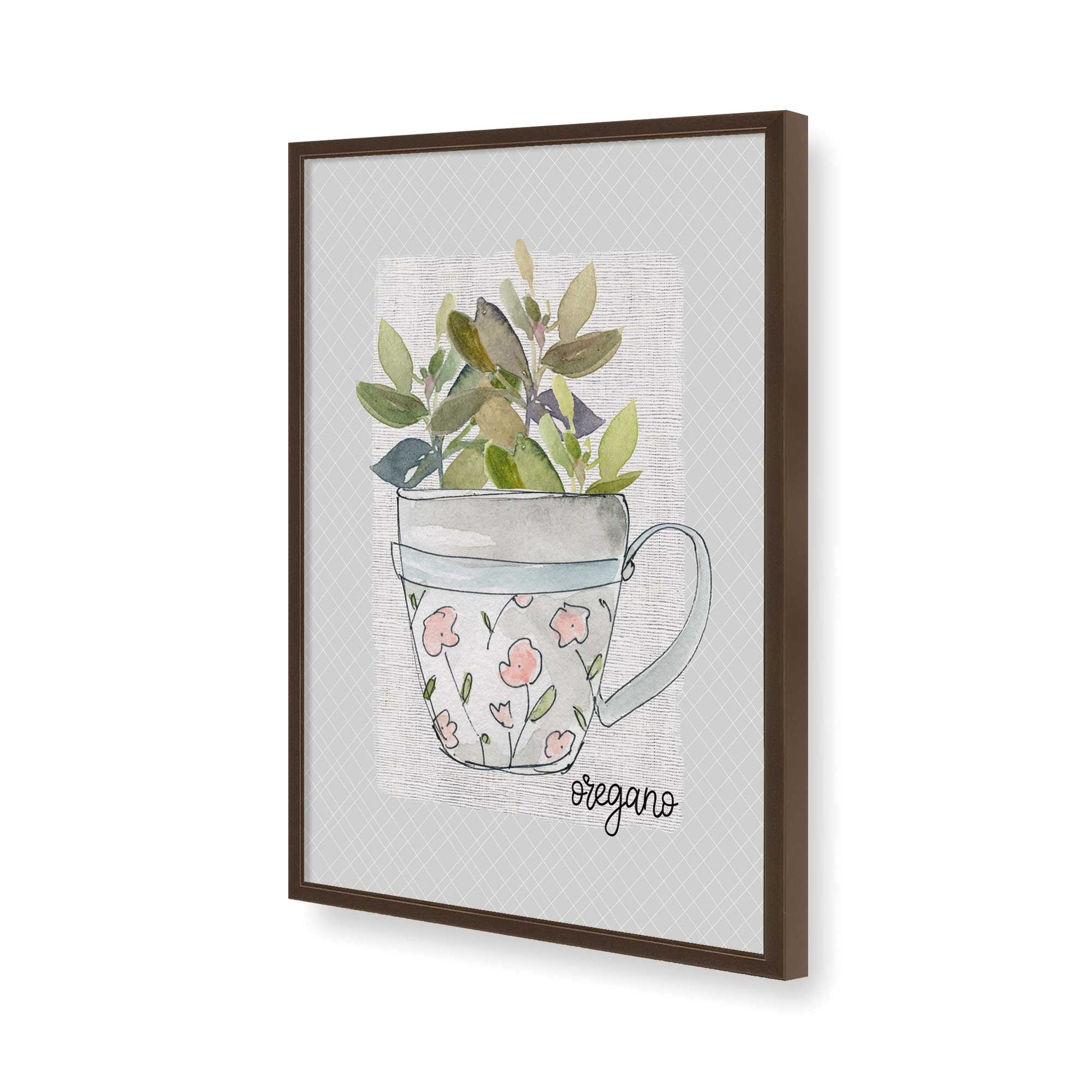 [Color:Belvinder Brown], Picture of art in a Belvinder Brown frame of the corner