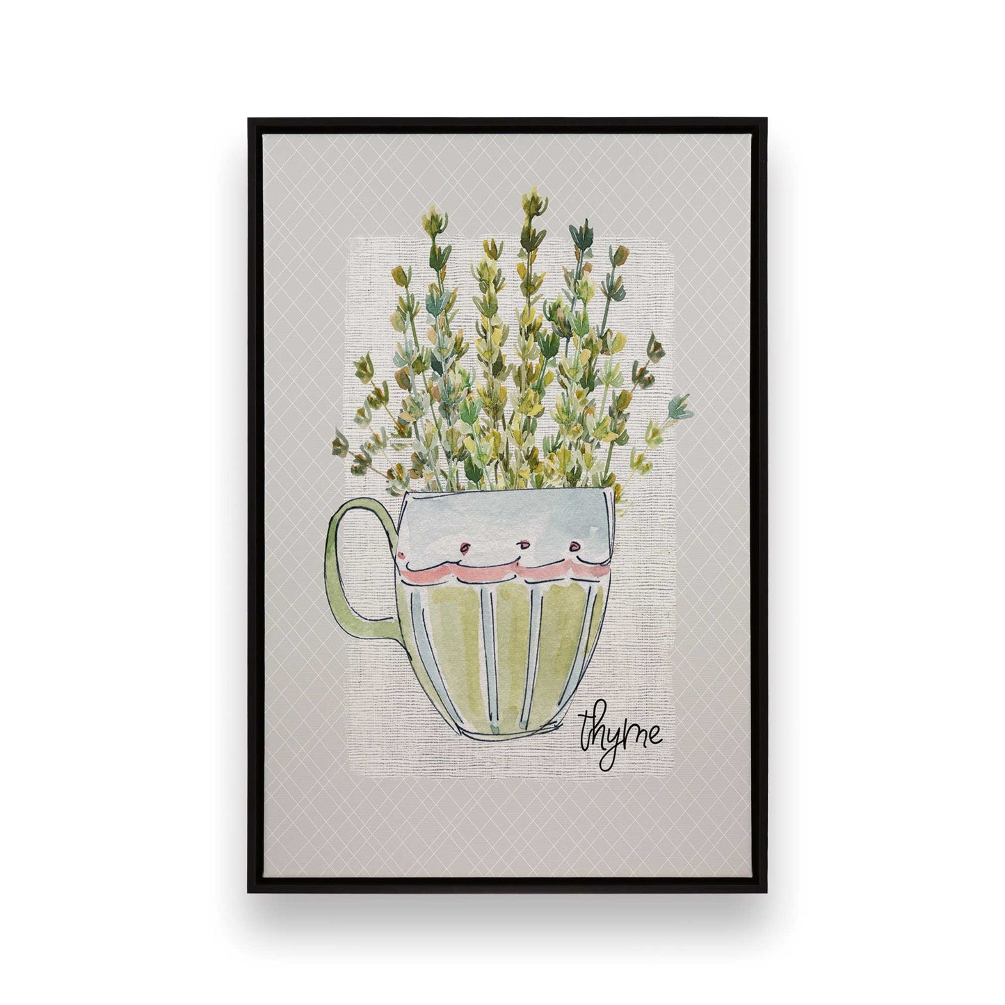 [Color:Satin Black], Picture of art in a Satin Black frame