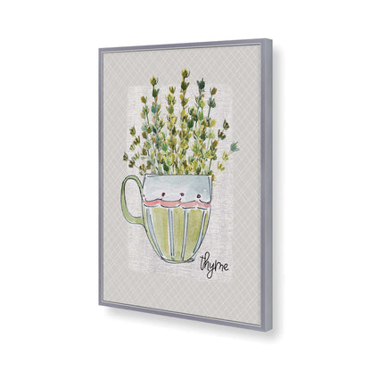 [Color:Polished Chrome], Picture of art in a Polished Chrome frame of the corner