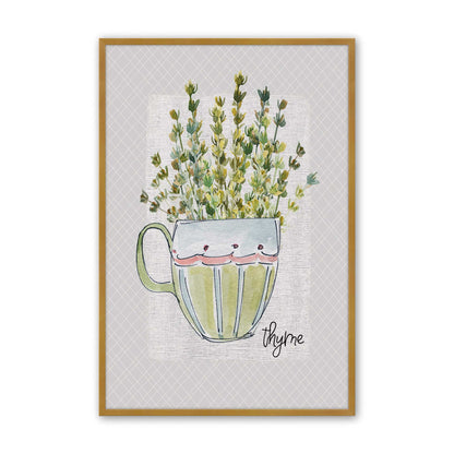 Happy Herbs Set of 4 At Prints