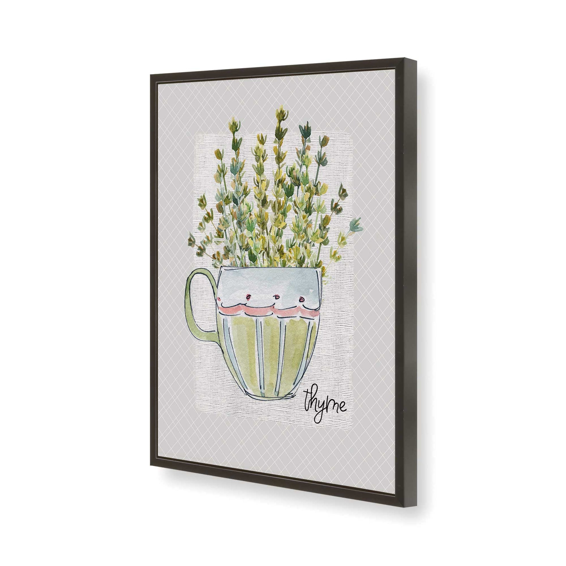 [Color:Satin Black], Picture of art in a Satin Black frame of the corner