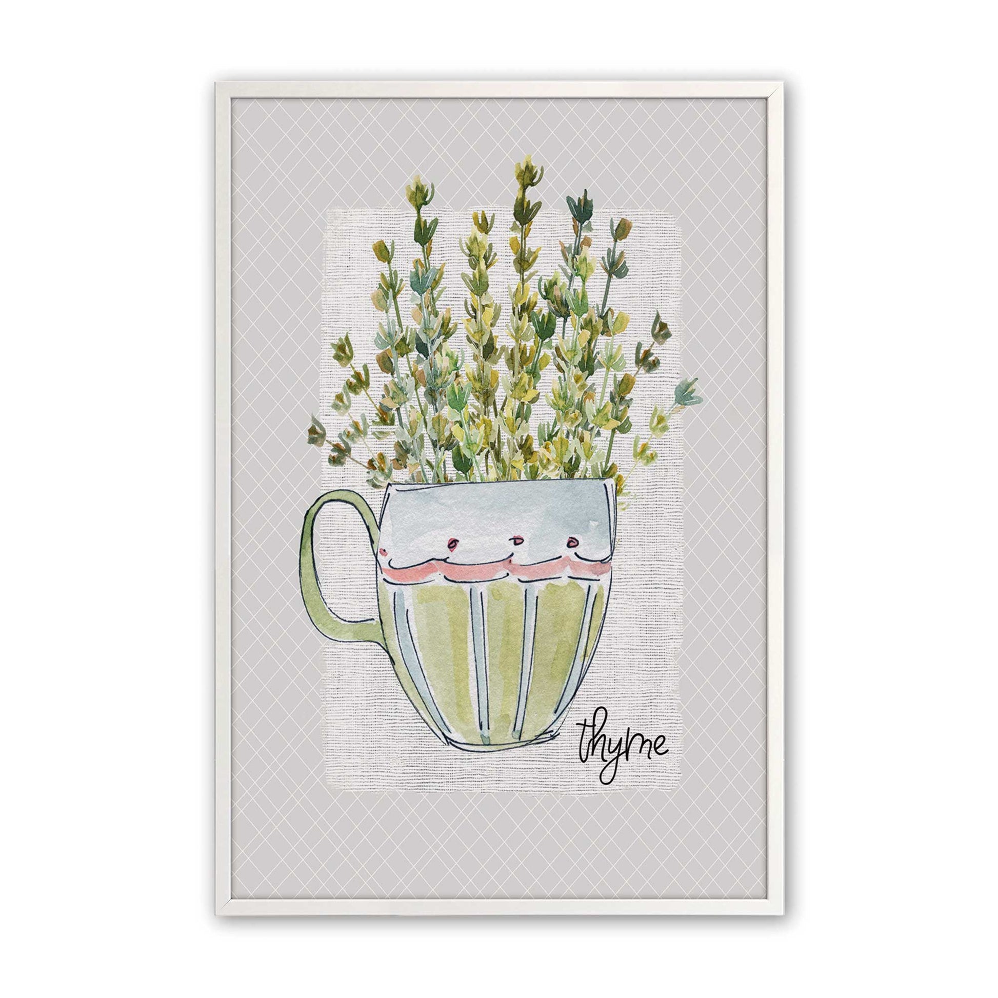 [Color:Opaque White], Picture of art in a Opaque White frame