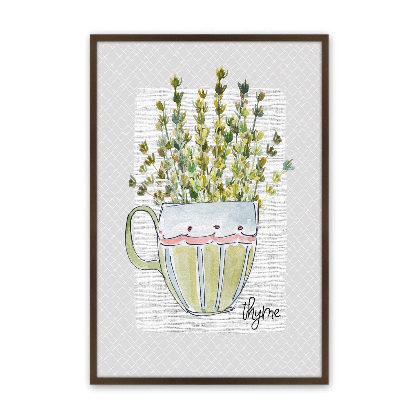 Happy Herbs Set of 4 At Prints