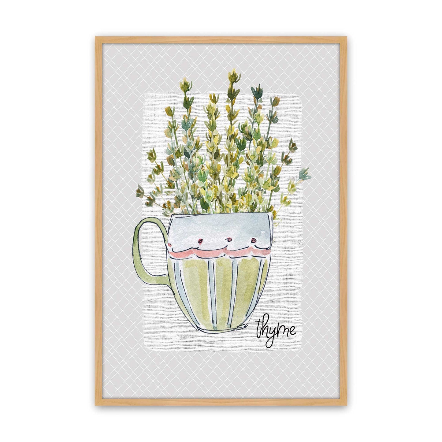 Happy Herbs Set of 4 At Prints