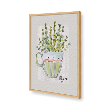 [Color:American Maple], Picture of art in a American Maple frame of the corner