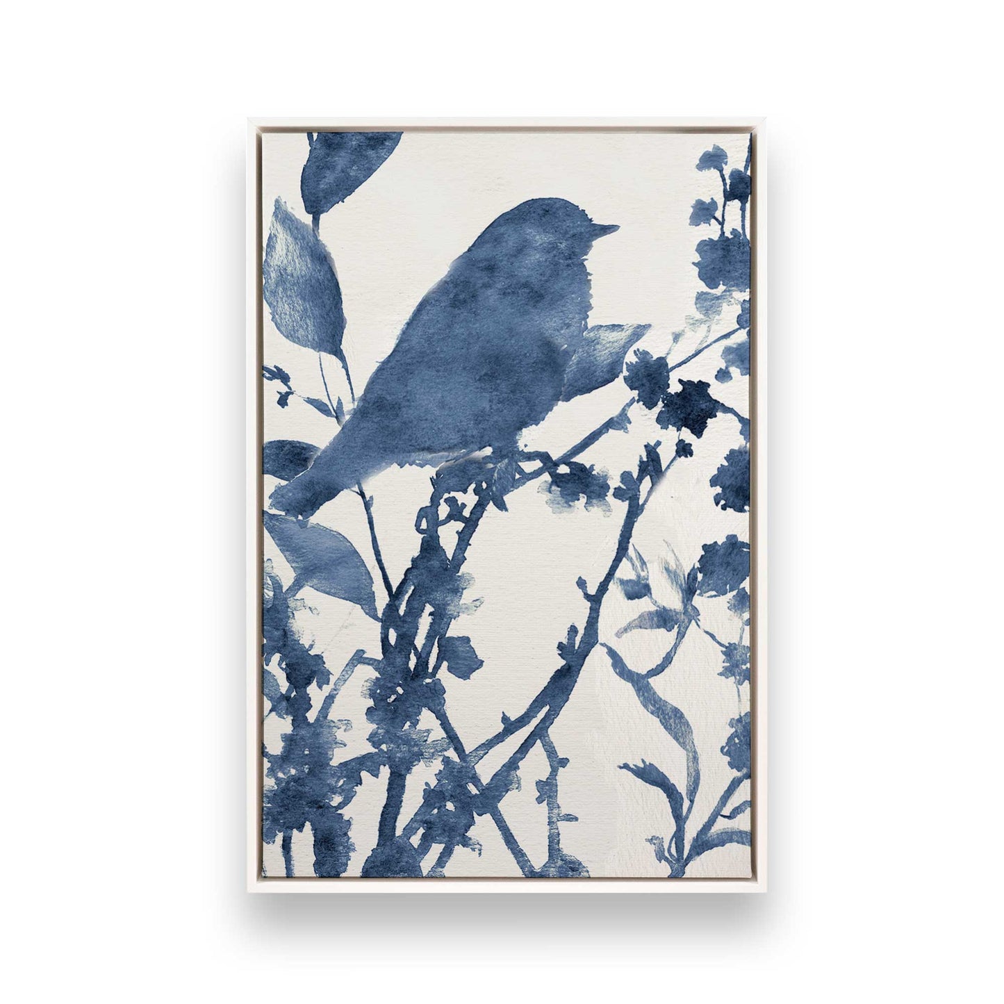[Color:Opaque White], Picture of art in a White frame