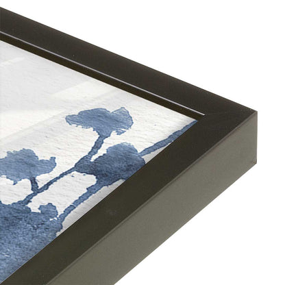 [Color:Satin Black], Picture of art in a Satin Black frame at an angle