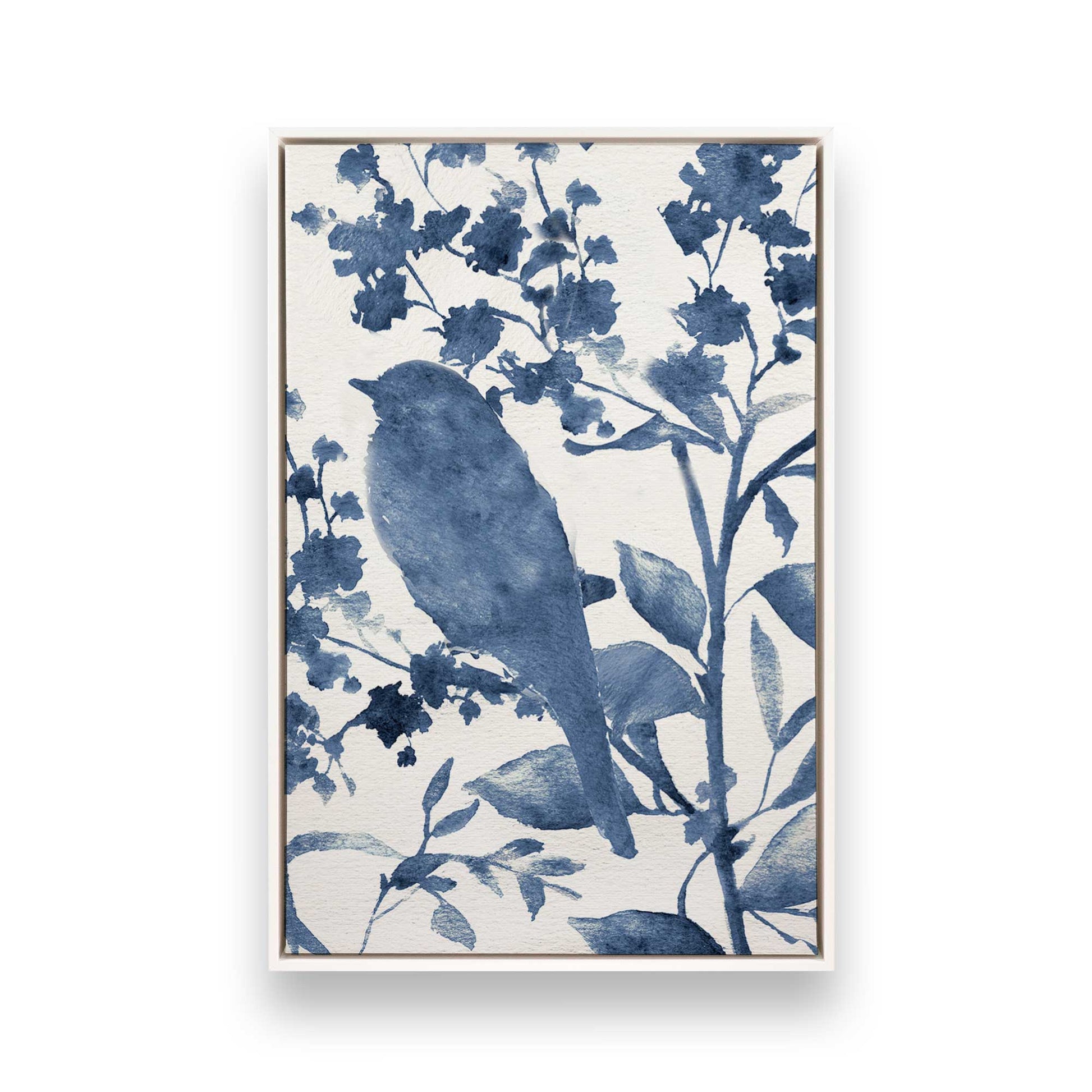 [Color:Opaque White], Picture of art in a White frame