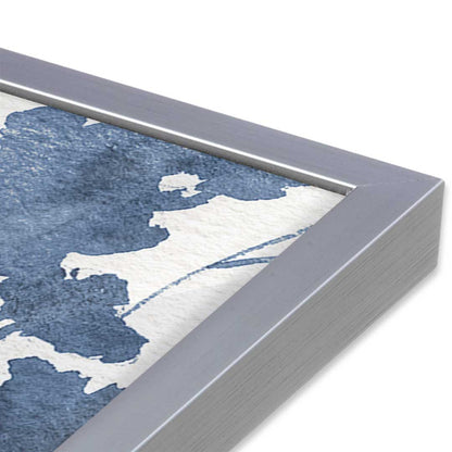 [Color:Polished Chrome], Picture of art in a Polished Chrome frame at an angle
