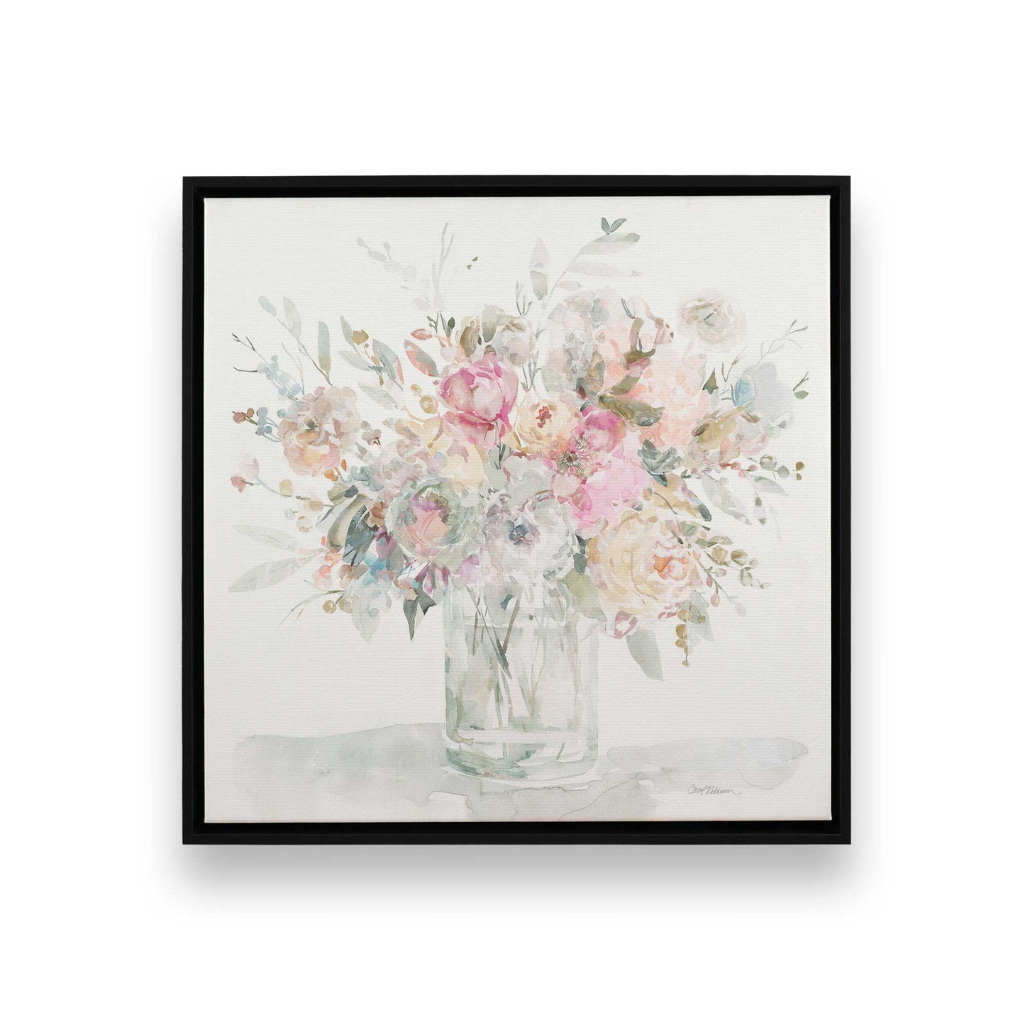 [Color:Satin Black], Picture of art in a Satin Black frame