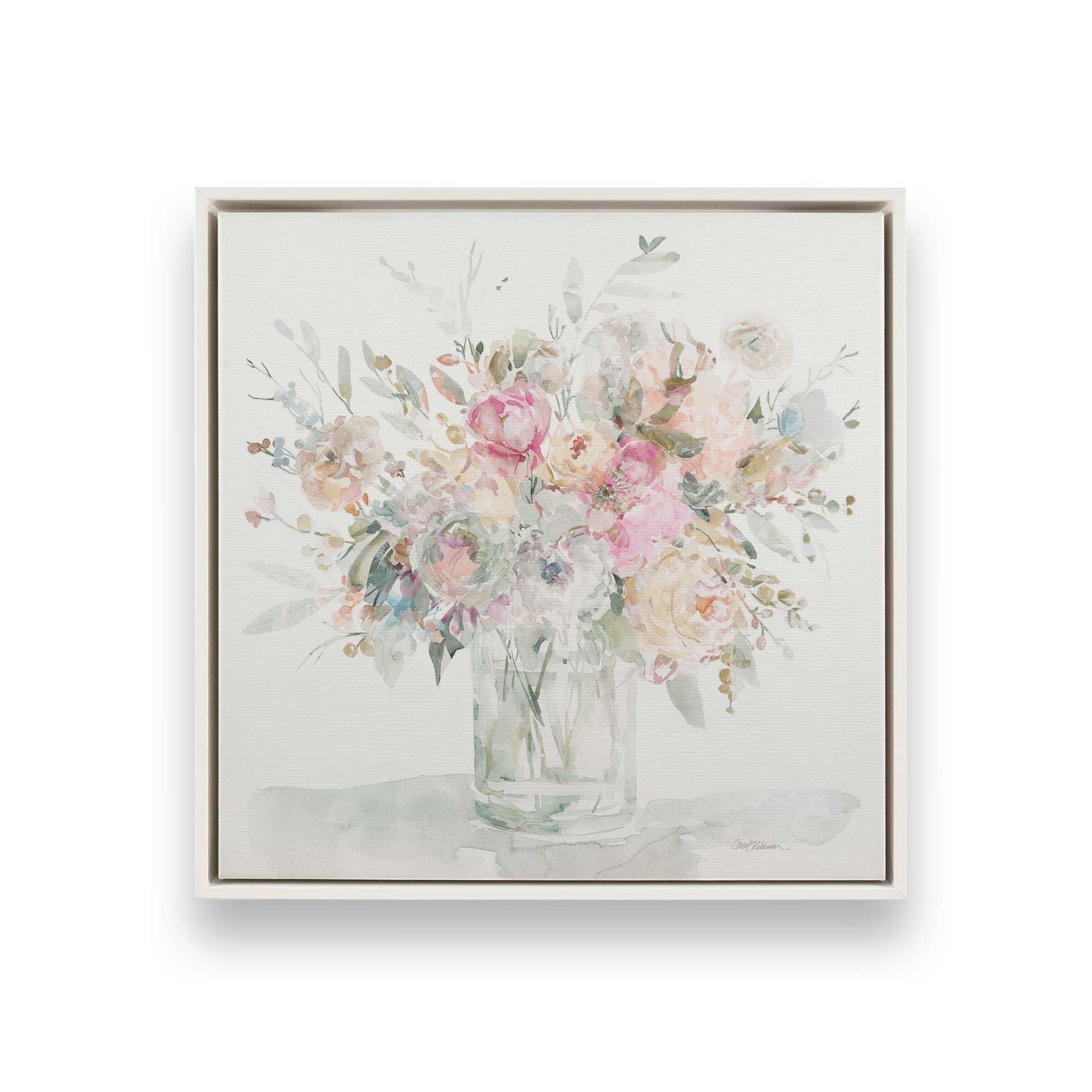 [Color:Opaque White], Picture of art in a White frame