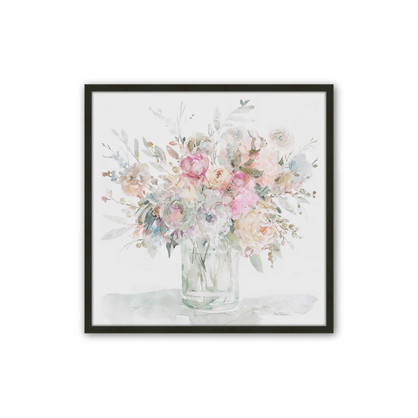 [Color:Satin Black], Picture of art in a Satin Black frame