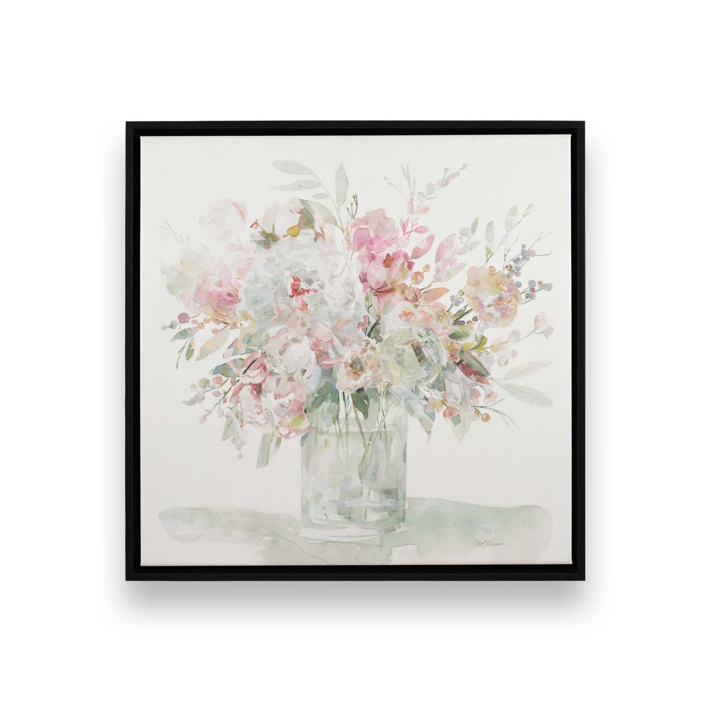 [Color:Satin Black], Picture of art in a Satin Black frame