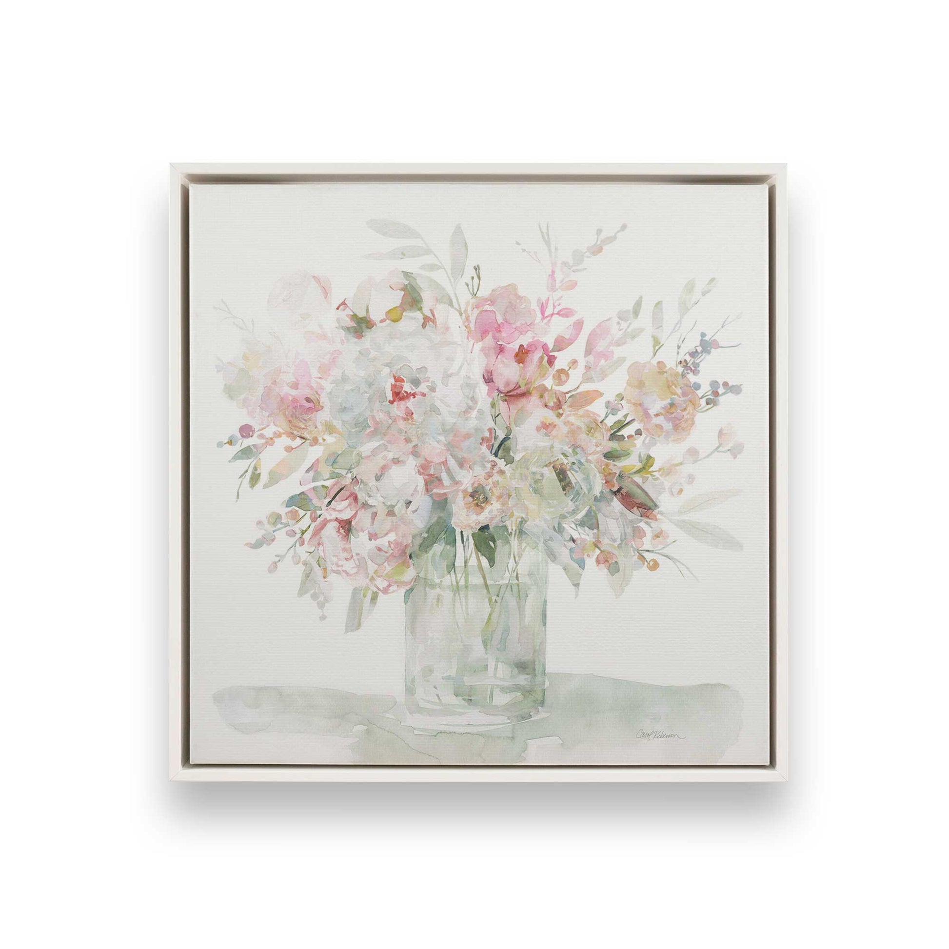 [Color:Opaque White], Picture of art in a White frame