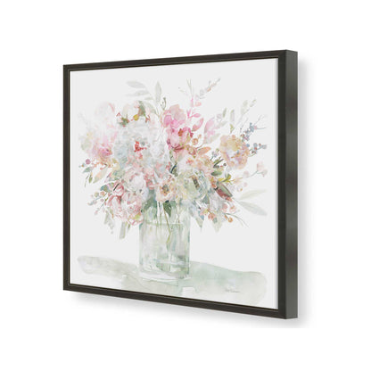 [Color:Satin Black], Picture of art in a Satin Black frame of the corner