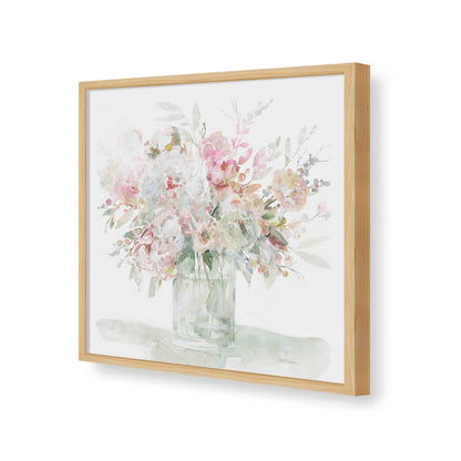 [Color:American Maple], Picture of art in a American Maple frame of the corner