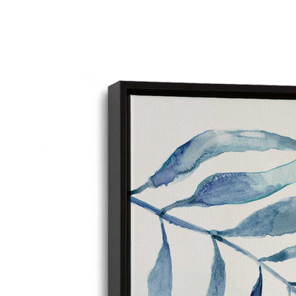 [Color:Satin Black], Picture of art in a Satin Black frame at an angle