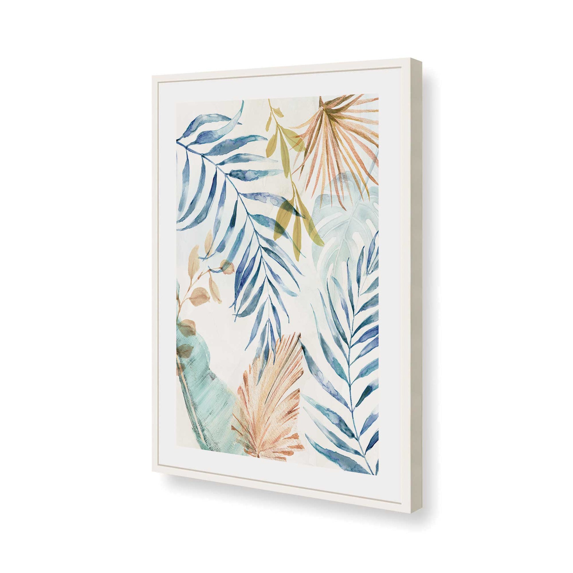 [Color:Opaque White], Picture of art in a Opaque White frame of the corner