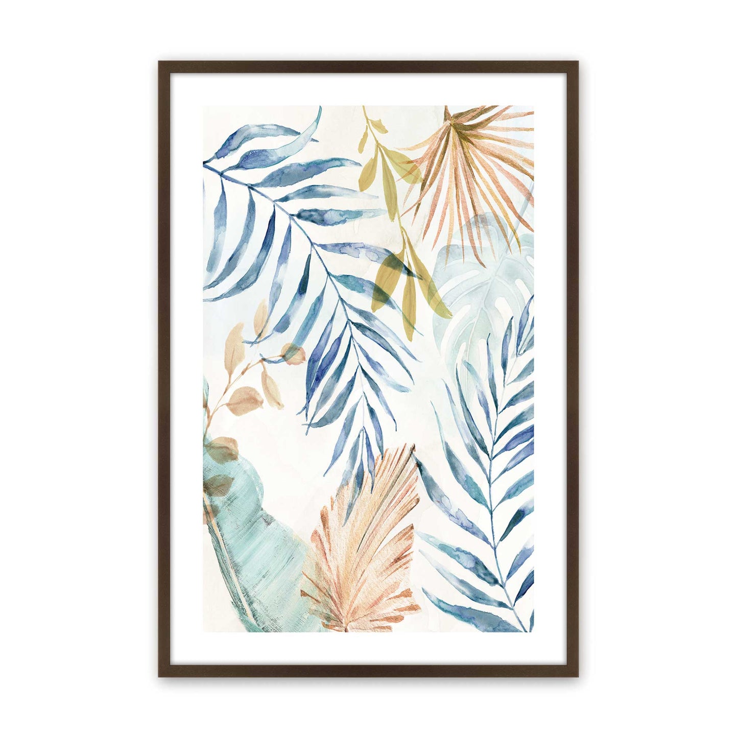[Color:Brown], Picture of art in a Brown frame