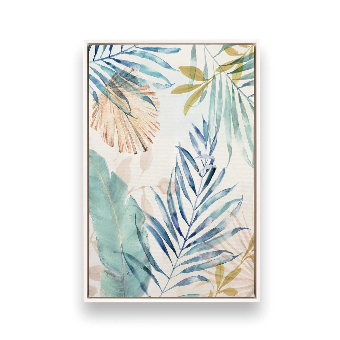 [Color:Opaque White], Picture of art in a White frame