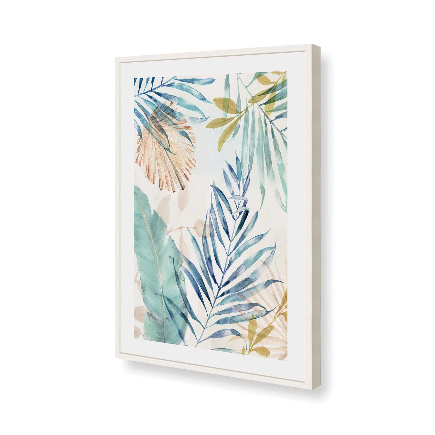 [Color:Opaque White], Picture of art in a Opaque White frame of the corner