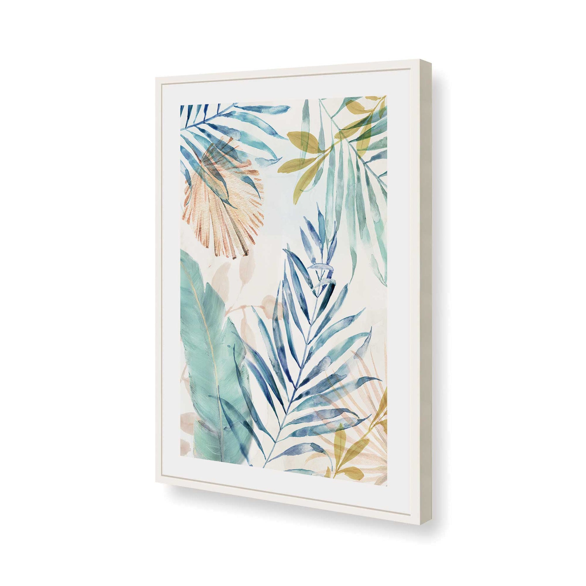 [Color:Opaque White], Picture of art in a Opaque White frame of the corner