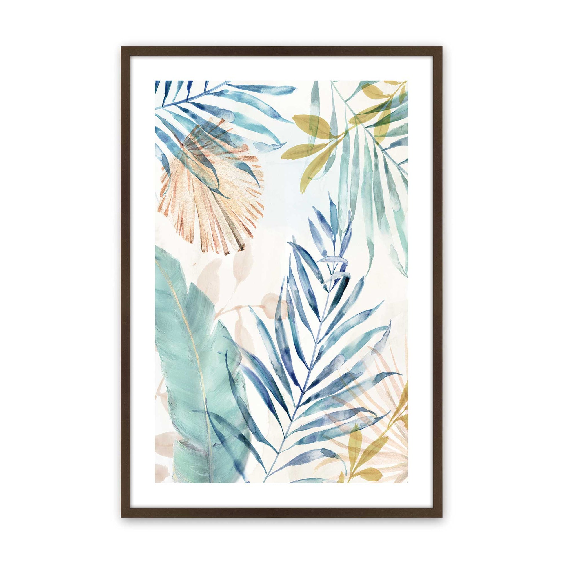 [Color:Brown], Picture of art in a Brown frame