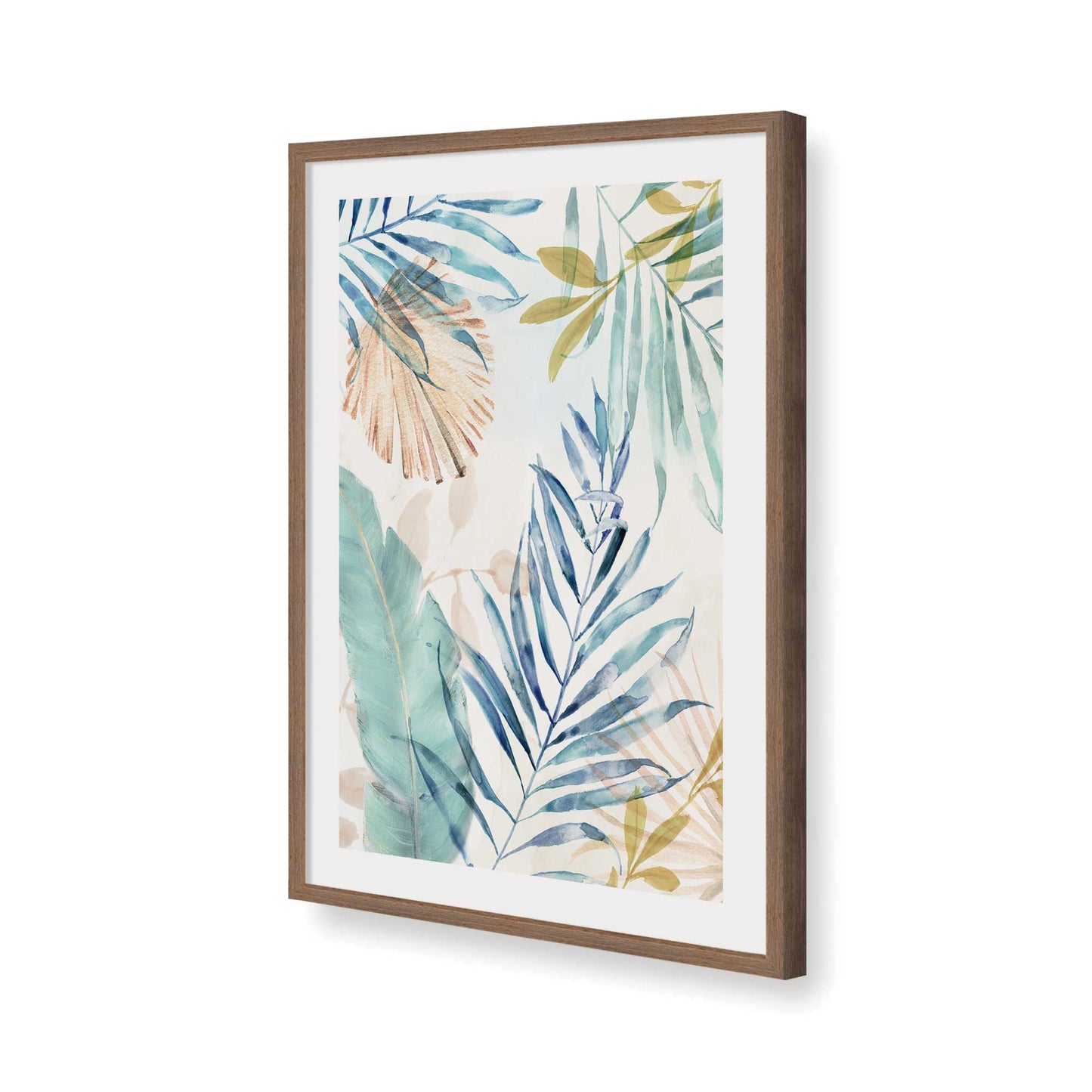 [Color:Walnut], Picture of art in a Walnut frame of the corner
