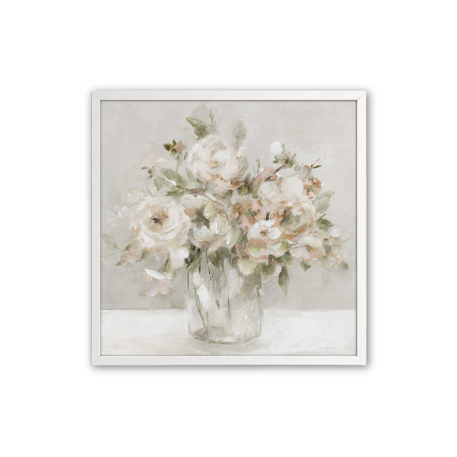[Color:Opaque White], Picture of art in a Opaque White frame