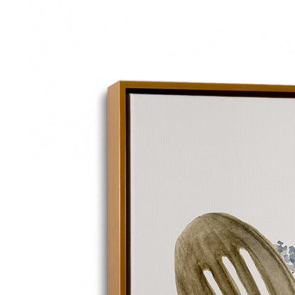 [Color:Polished Gold], Picture of art in a Polished Gold frame at an angle