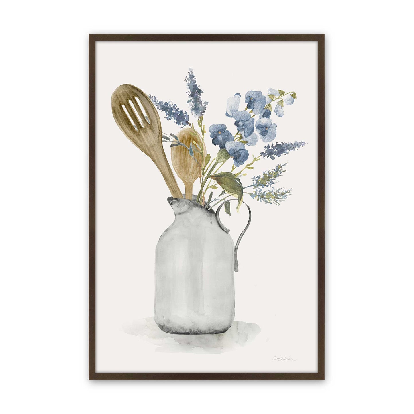 [Color:Belvinder Brown], Picture of art in a Belvinder Brown frame