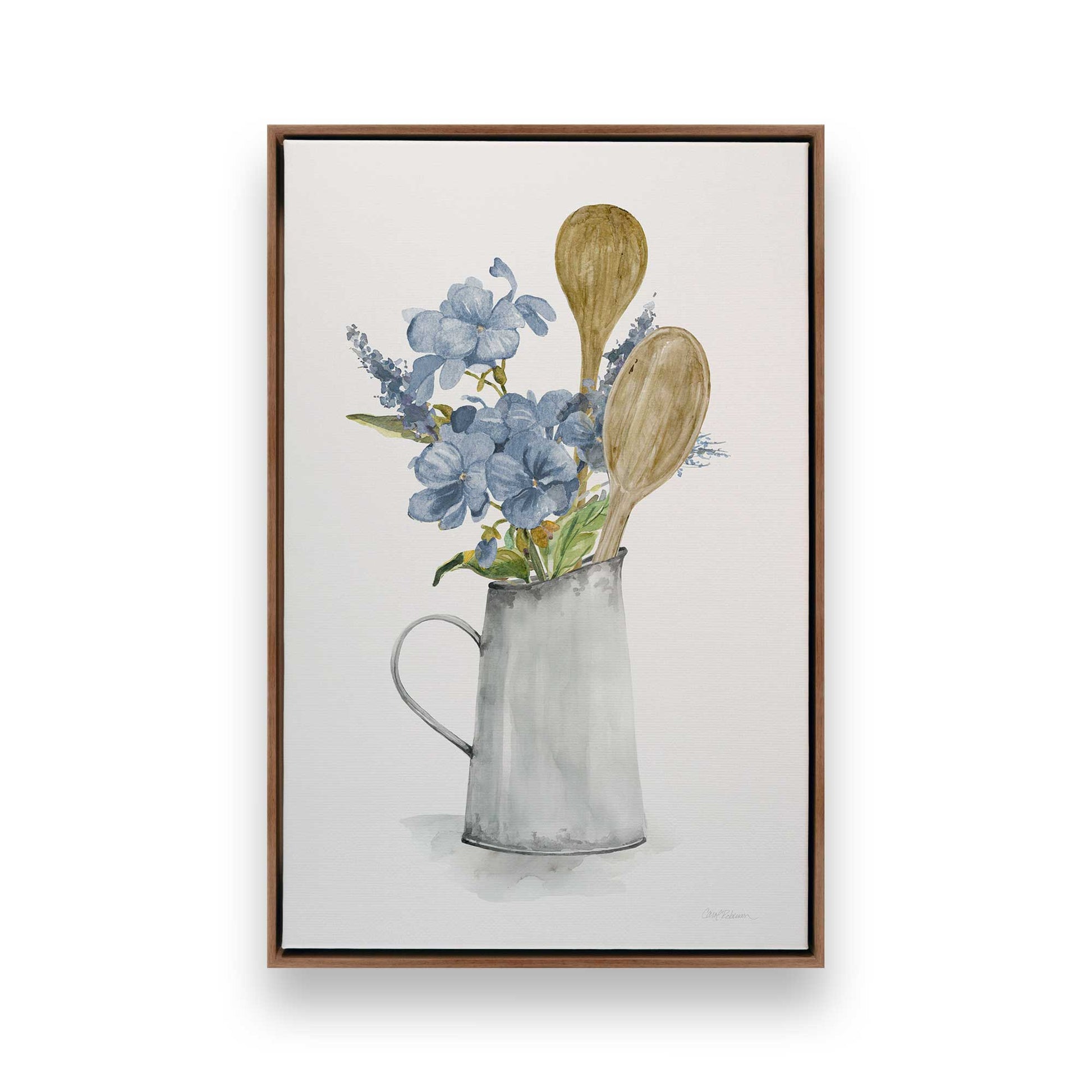 [Color:Walnut], Picture of art in a Walnut frame