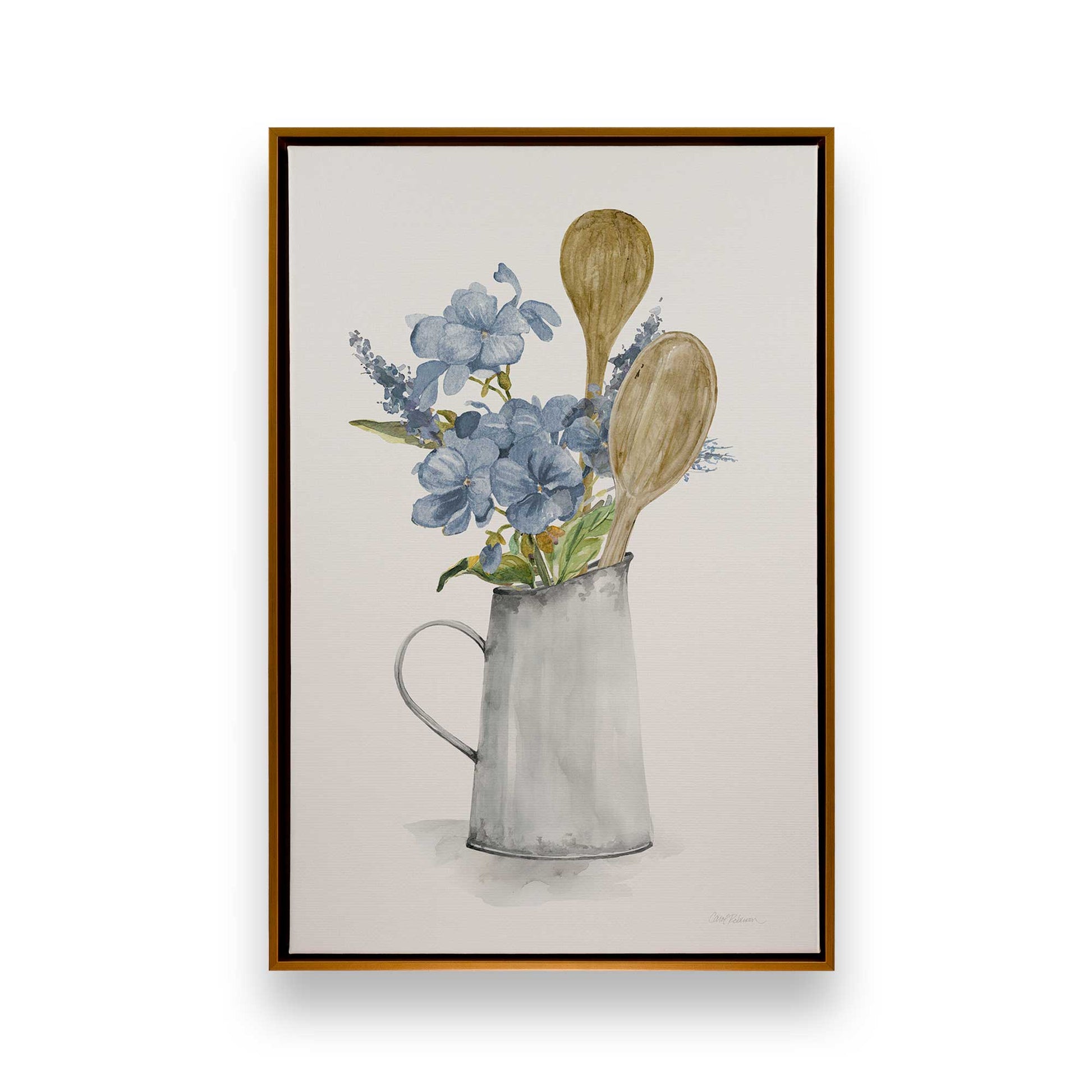 [Color:Polished Gold], Picture of art in a Polished Gold frame