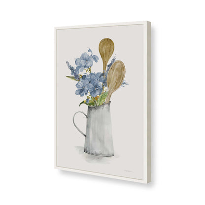[Color:Opaque White], Picture of art in a Opaque White frame of the corner