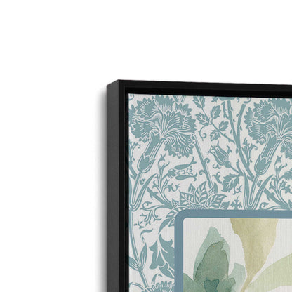 [Color:Satin Black], Picture of art in a Satin Black frame at an angle
