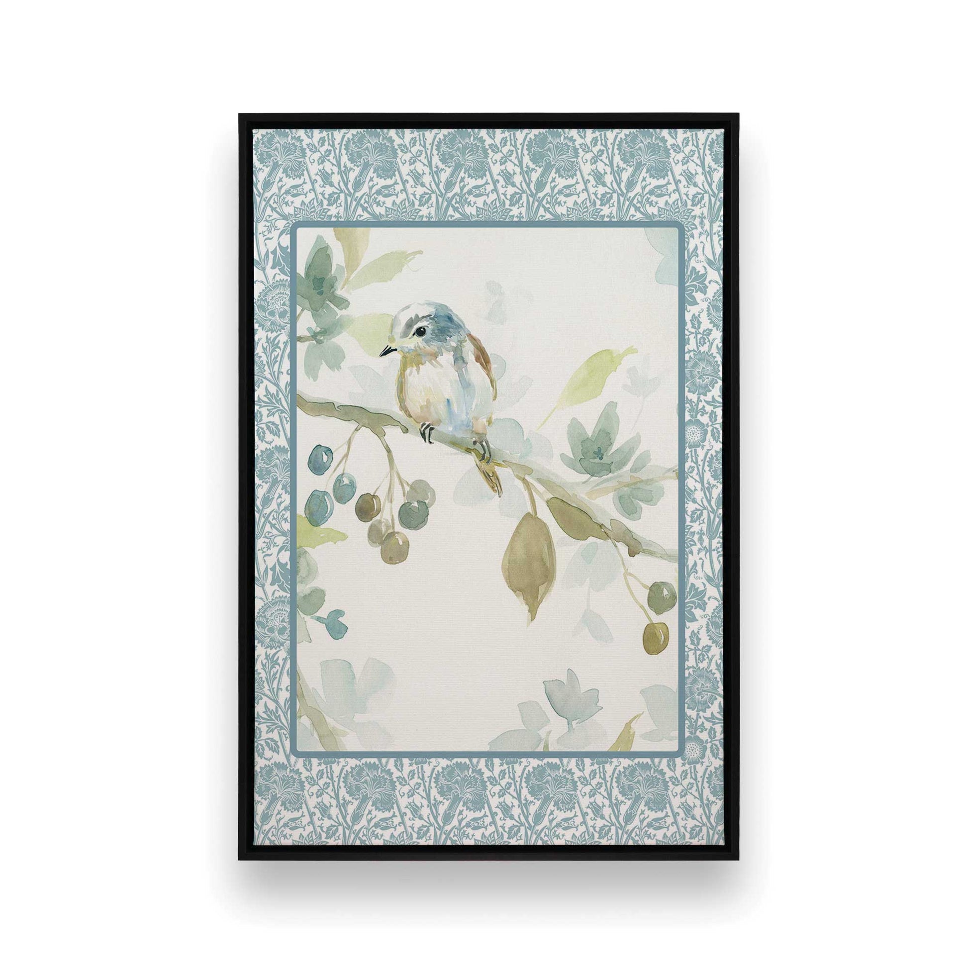 [Color:Satin Black], Picture of art in a Satin Black frame