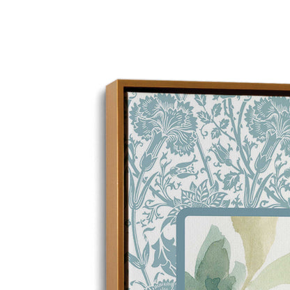 [Color:Polished Gold], Picture of art in a Polished Gold frame at an angle